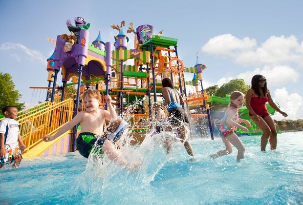 Sesame Place Counts Castle water park