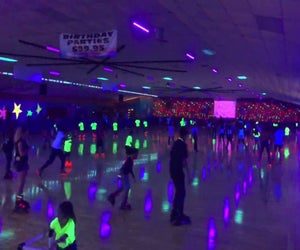Glow skate! Photo courtesy of Skateworld Deer Park