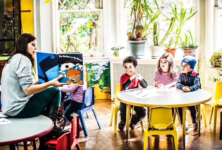 Kids will delight in storytime at the Long Island Science Museum.