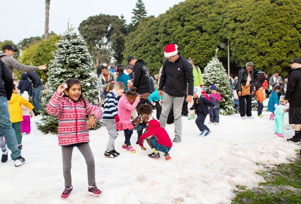 Snow Wonder! Photo courtesy of Marina del Rey Visitors Bureau