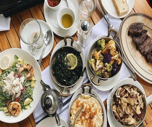 Sofia serves festive brunches and dinners on Christmas Day.