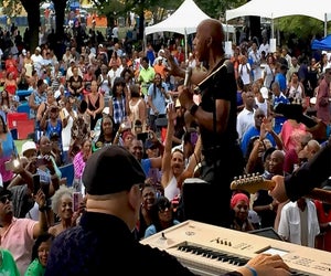 Party and dance in the streets at the South Shore Summer Festival. Photo courtesy of the festival