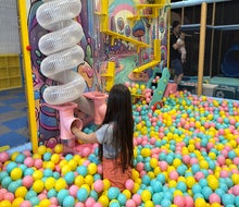 Kids will have a ball in Place Space Academy's ball pit. Photo by the author