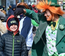 There are plenty of characters out at the St. Patrick's Day Parade in Stamford. Photo courtesy of the event