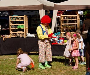Clowning around all weekend  at St Peter’s Annual Apple Festival. Photo courtesy of the festival