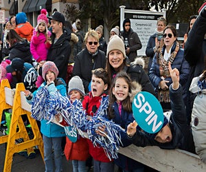 Come out and cheer for the giant balloons at The Stamford Downtown Parade Spectacular. Photo courtesy of Stamford Downtown