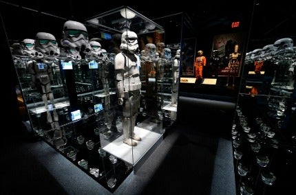 Stormtroopers at Star Wars and the Power of Costume Exhibit