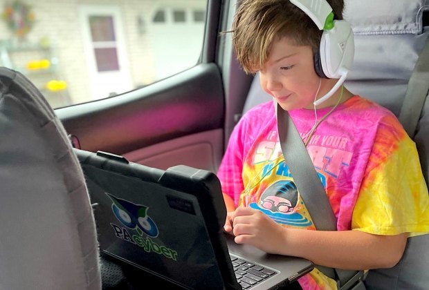 At PA Cyber's tuition-free online school, students can pretty much learn from anywhere.