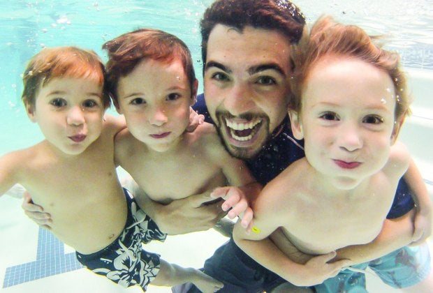 Dive in! The water is always fine. Photo courtesy of the Academy Swim Club