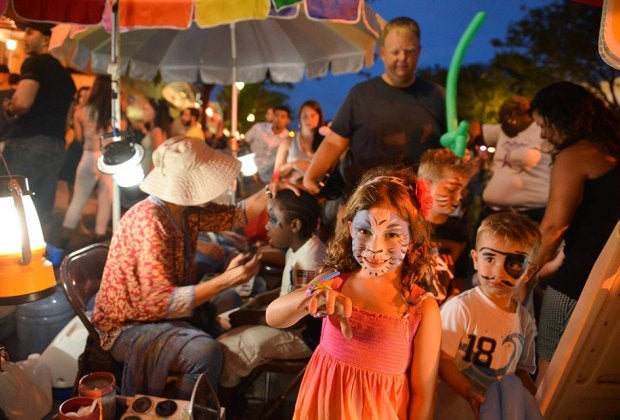 Patchogue's Main Street closes down on select days in July and August for Family Fun @ Alive After 5. Photo courtesy of the event