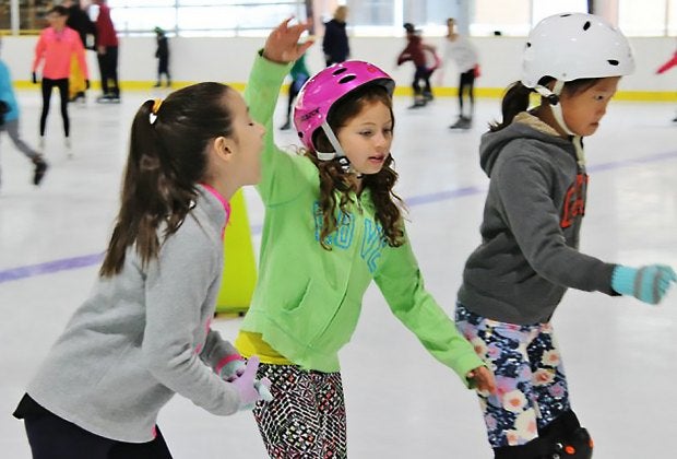The Andrew Stergiopoulos Ice Rink in Great Neck offers learn-to-skate programs and plenty more.