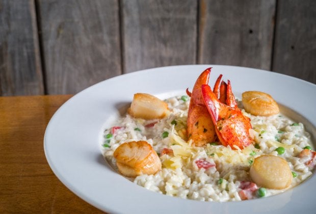 Let Aneu whip up a lobster scallop risotto for a delish Mother's Day! Photo courtesy of Aneu
