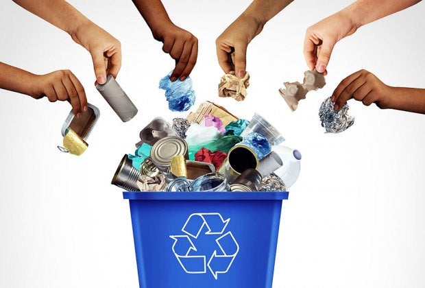 It can be hard to determine just what goes into the recycling bin.