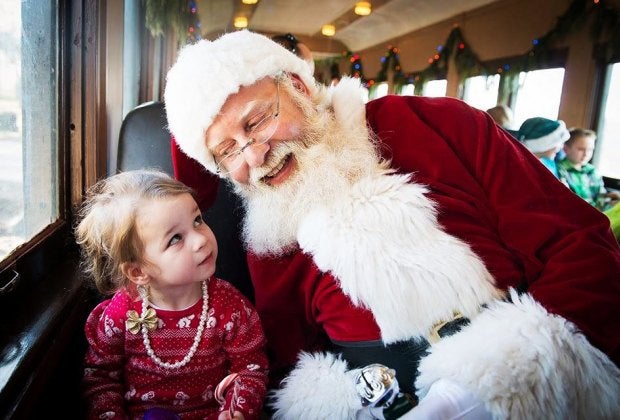 Visit with Santa on Black River and Western Railroad's North Pole Express.