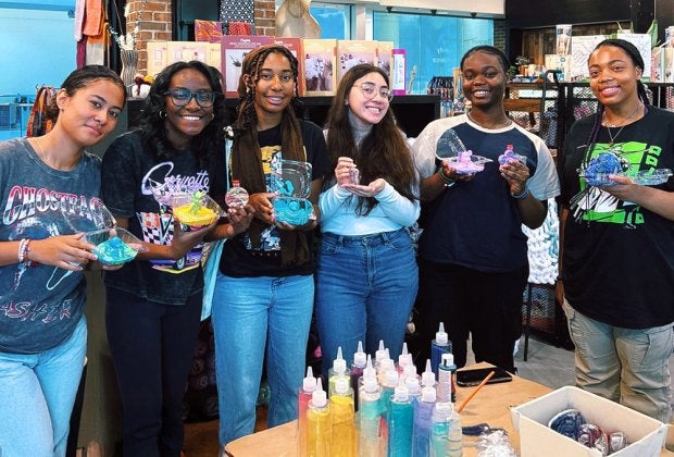 Find creative birthday party spots for teens in Boston! Photo courtesy of The Craft Loft