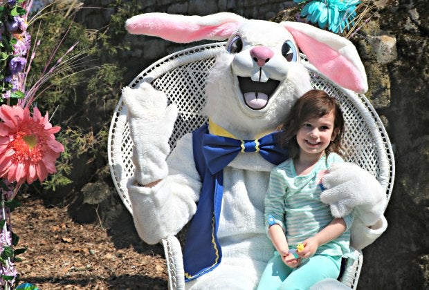 Hop on over to the Bunny Bonanzoo to meet and greet the Easter Bunny. Photo courtesy of Stone Zoo