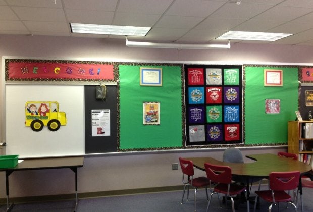 Classrooms will need to be rearranged to accommodate for at least 3 feet of space between desks. 