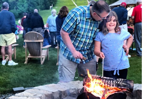 Say "Hello" to summer family time at Smugglers' Notch Resort. Photo by Ally Noel