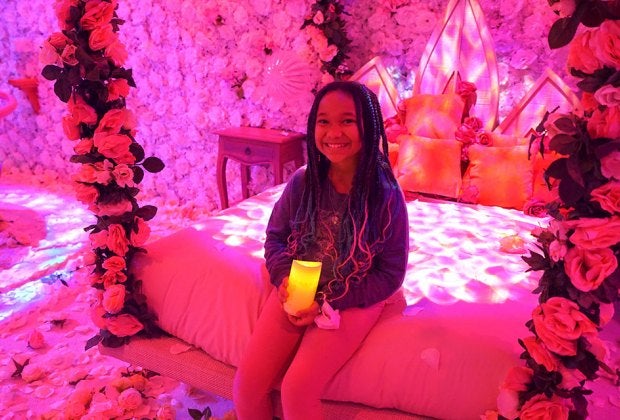 See Isabella's flower-filled wonderland in real-life at the new Disney Encanto x CAMP experience at the Flatiron location. 