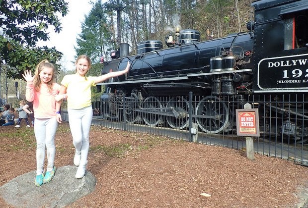 Ride the iconic Dollywood Express, a coal-fired steam train.