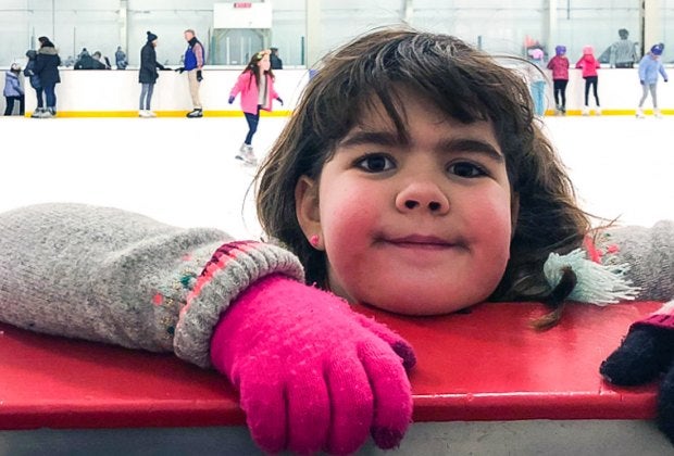Lace up your skates on Christmas Eve or Christmas Day for family fun in Connecticut! Photo by Ally Noel for Mommy Poppins.
