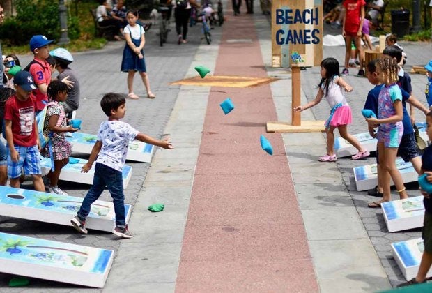 Get your best beach game going at Summer Streets 2018. 