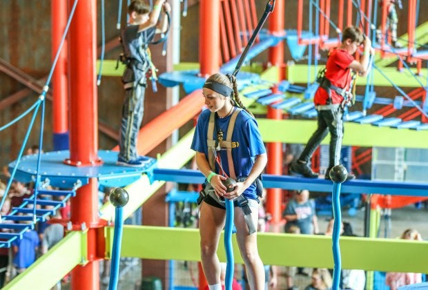 Fritz's Adventure in The Colony is a climbers dream destination! Photo courtesy Fritz's Adventure