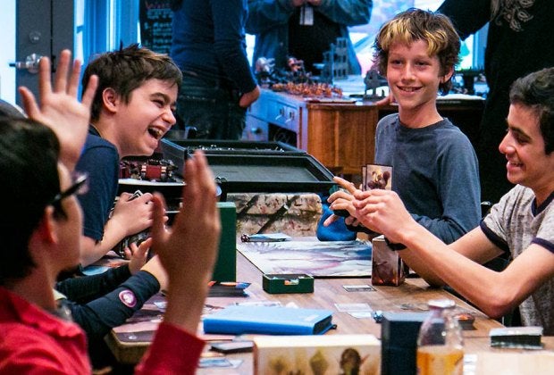 Join in a group game at Hex & Co.