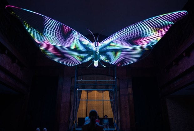 Mariposa is an exhibit at Balloon Museum Dallas. Photo courtesy Balloon Museum