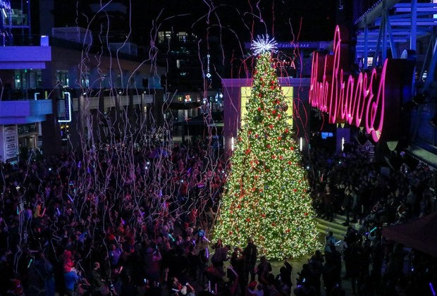 Head to The Battery Atlanta for the annual tree lighting ceremony on Saturday, followed by an outdoor screening of Rise Of The Guardians as a part of the Xfinity Movie Series on the plaza screen. Photo courtesy The Battery Atlanta