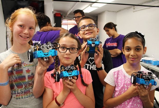 Make your own robot at Launch Math and Science Centers.