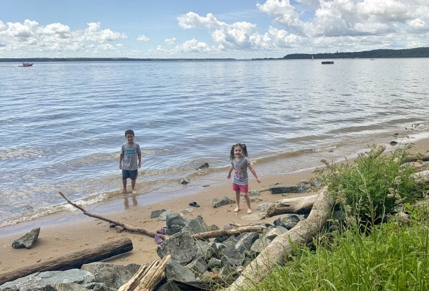Leesylvania State Park has a larger beach and several smaller sandy areas that kids love to explore. 