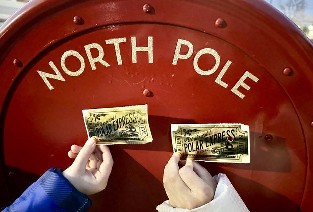 Your kids will use golden tickets to board the Polar Express Experience in Port Jefferson.