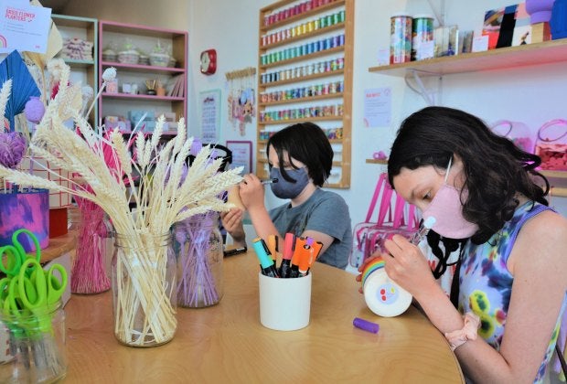 The Making Table is a big hit with kids of all ages.