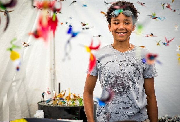 Immerse yourself in a world of color at the Manayunk Arts Festival. Photo by JPG Photography