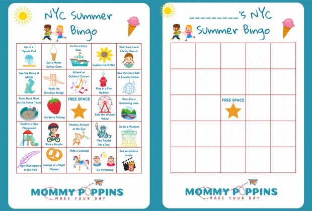 These FREE printable NYC Summer Bingo Cards provide a jumping-off point of exploration!