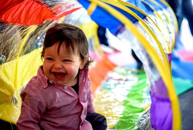 Enjoy kid-friendly games at Monkey Do Yoga, or opt to just rent the space.