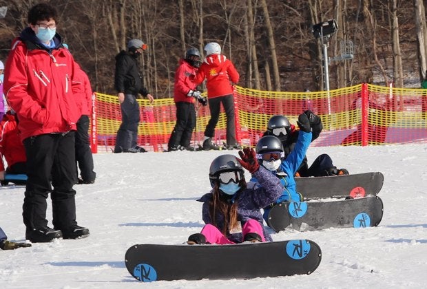 What better way to try out snowboarding than with a FREE beginner lesson at Mount Peter.