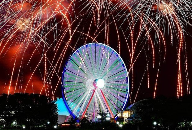 The Navy Pier Fireworks are a highlight of summer in Chicago. Photo courtesy of Navy Pier