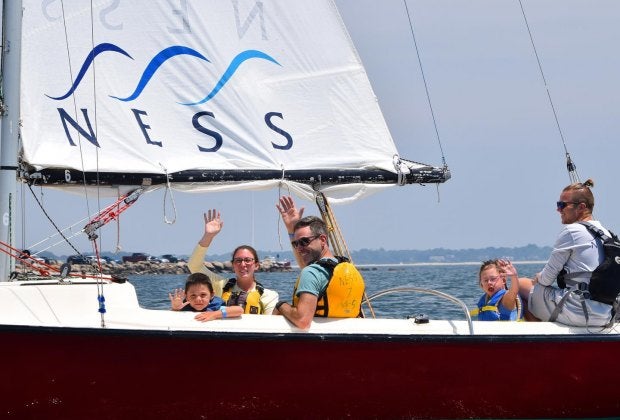Take to the high seas. Photo courtesy of New England Science & Sailing Foundation