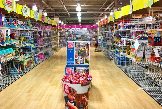 The temporary stores are open through the holiday season.