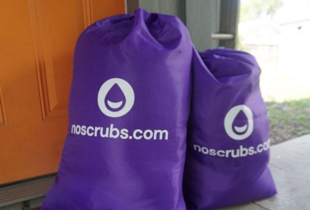 NoScrubs laundry service has arrived in DFW. Photo courtesy NoScrubs 
