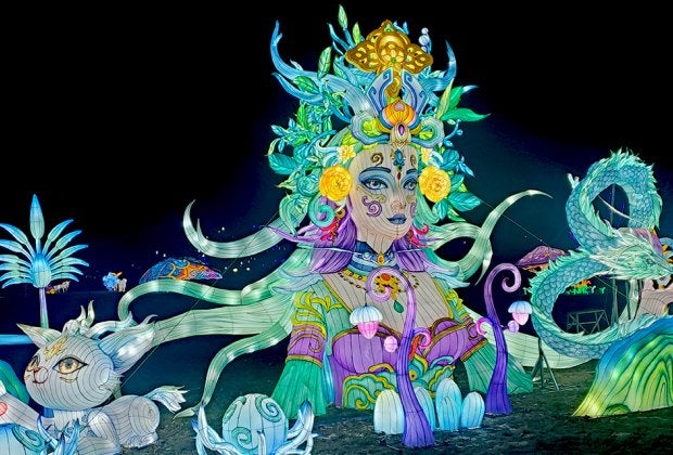 The Queens Botanical Garden has debuted a new, glowing light show named Luminosa, which runs through March. 