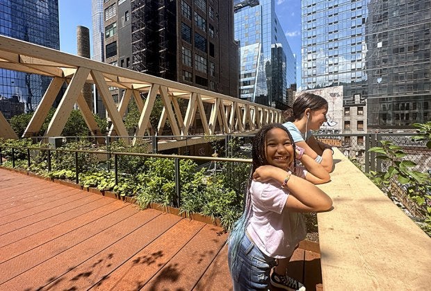 The Moynihan-High Line Connector is a great jumping-off point for a walk along The High Line. Photo by Jody Mercier