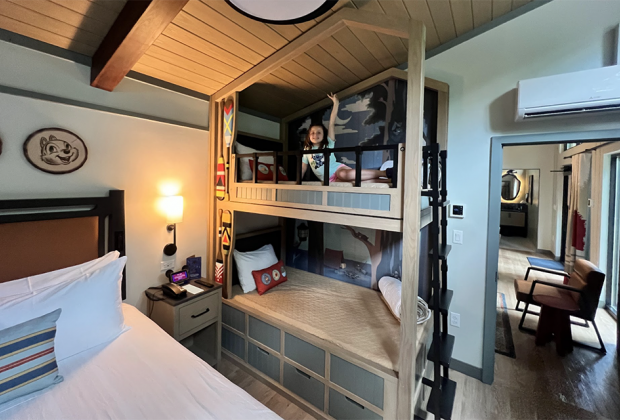 The cabins at Disney's Fort Wilderness are cozy, spacious, and sleep up to six guests.