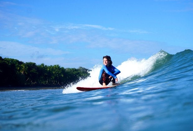 Surfboards were invented in California, so of course kids here surf! Photo courtesy of Perfect Day Surf Camp