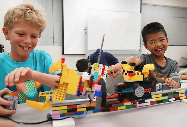 Play-Well Summer Camp offers LEGO-Inspired camps for kids in grades K-8. 