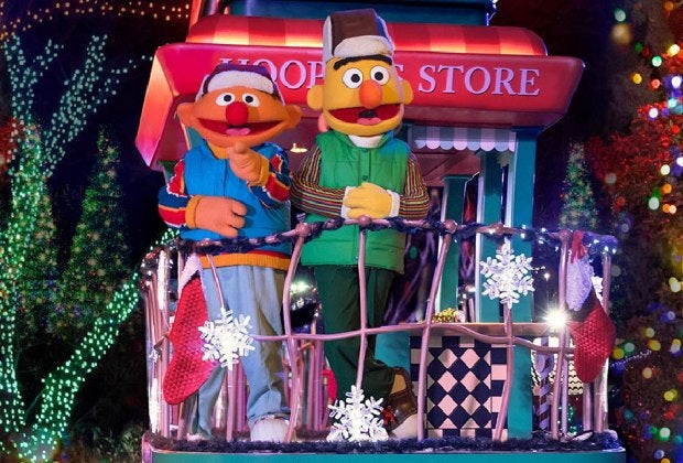 Join your Sesame Street pals for A Very Furry Christmas display and show. Photo courtesy of Sesame Place