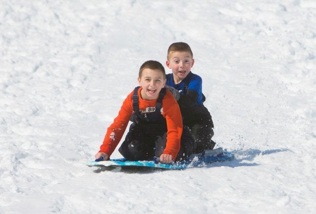 Get your snow pants on and head to the best sledding hills in and around Boston for winter fun!