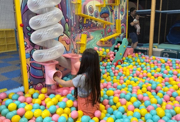 Kids will have a ball in Place Space Academy's ball pit. Photo by the author